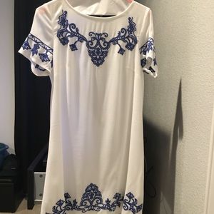 Dress white lulus new